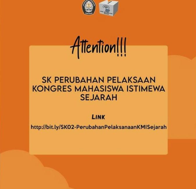 Sudah Perpanjang Masa Pendaftaran Tetap Tak Ada Calon, Pemira Sejarah Bakal Diselesaikan Melalui KMI