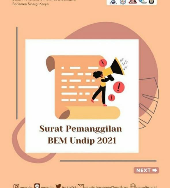 Langgar PPO, SM Undip Panggil Ketua dan Wakil Ketua BEM Undip